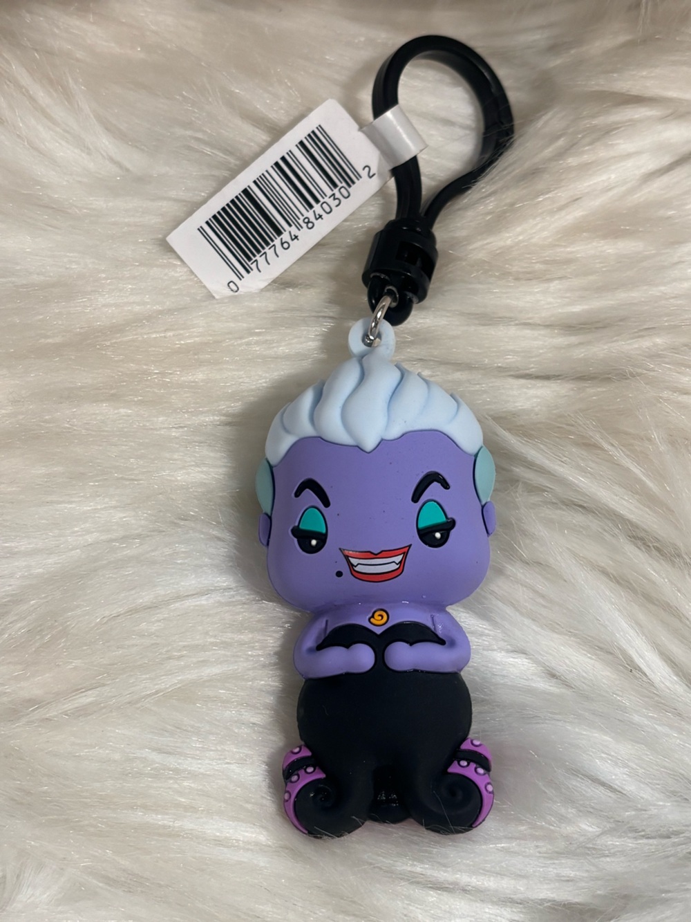 Disney Villains & Sidekicks Blind Bag Figural Bag Clip Keychain - Ursula -NEW